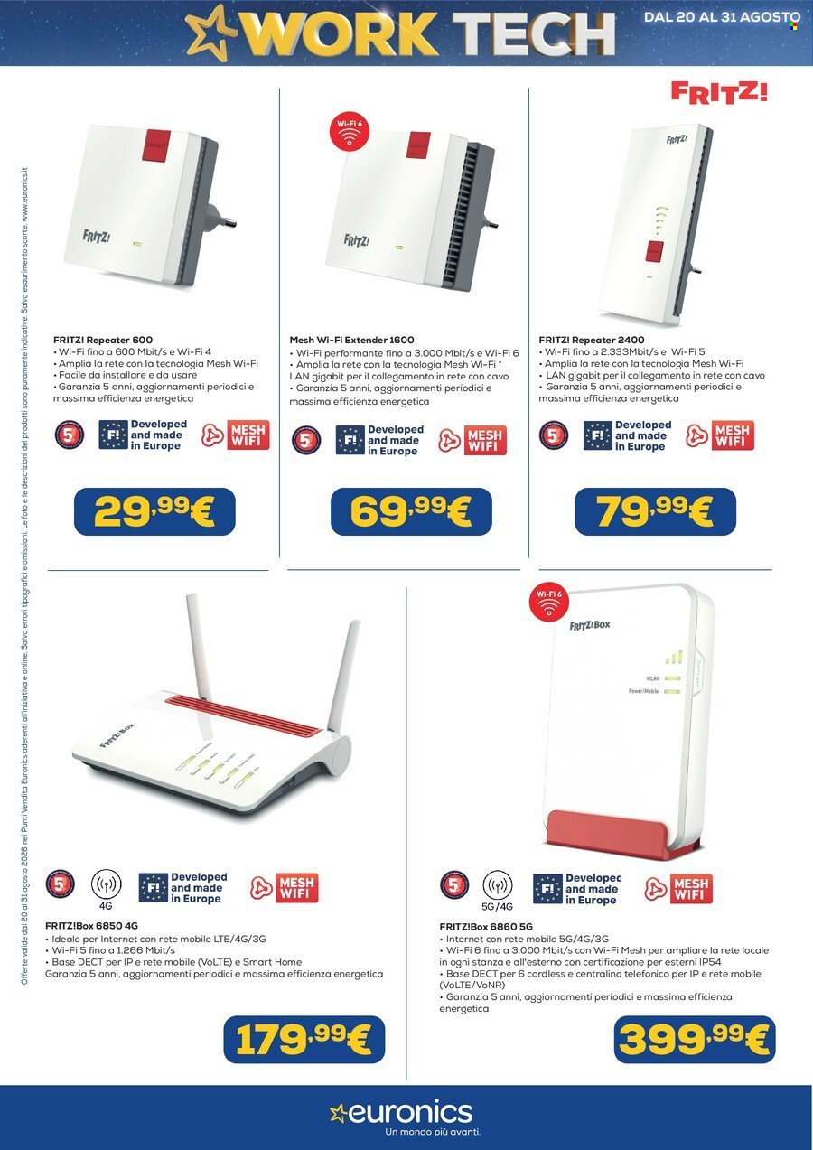 Volantino Euronics - 20/8/2026 - 31/8/2026. Pagina 24