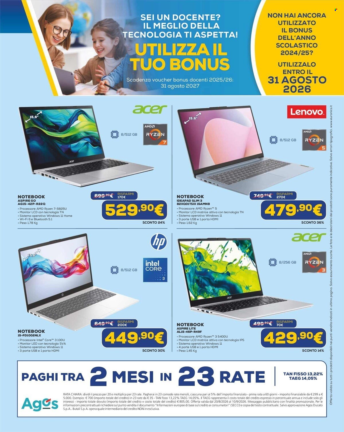 Volantino Euronics - 20/8/2026 - 10/9/2026. Pagina 3