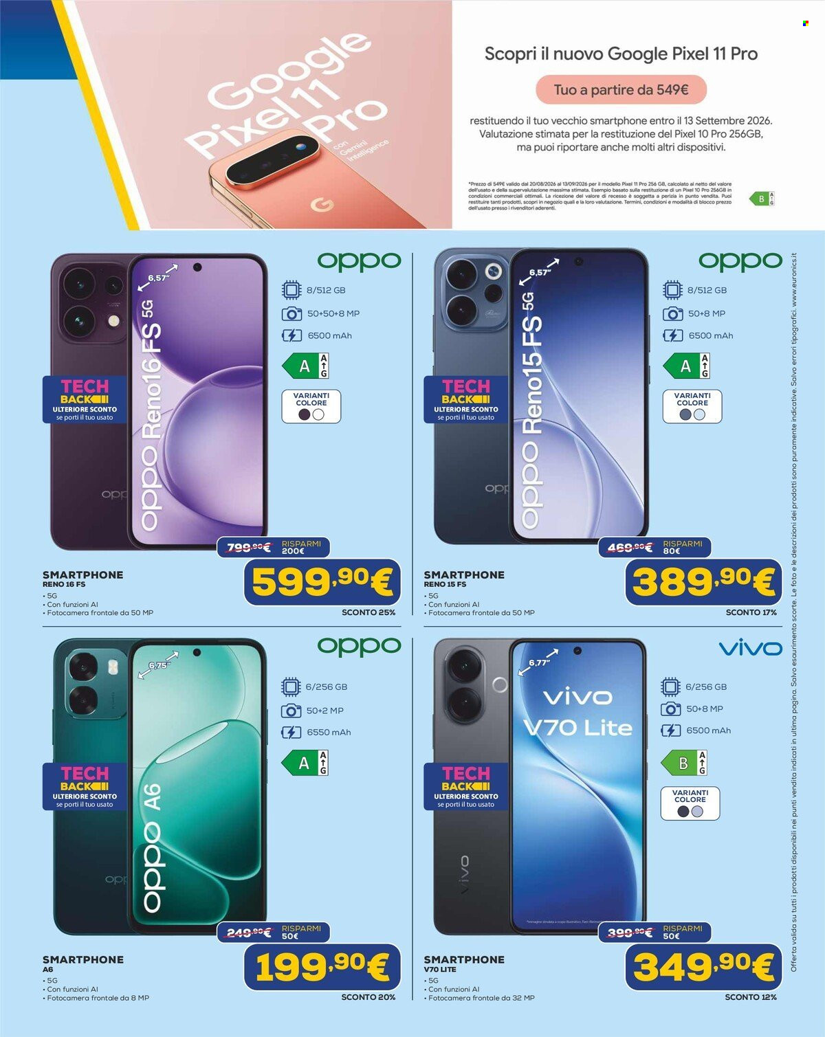 Volantino Euronics - 20/8/2026 - 10/9/2026. Pagina 9