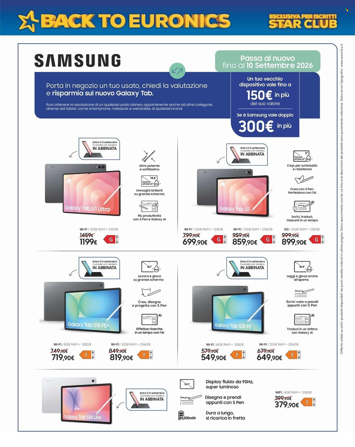 Volantino Euronics - 20/8/2026 - 10/9/2026. Pagina 32