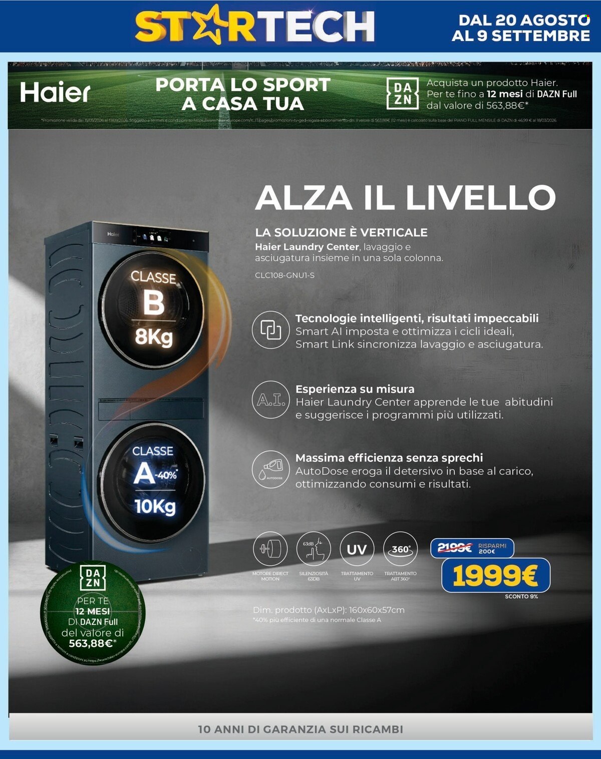 Volantino Euronics - 20/8/2026 - 9/9/2026. Pagina 2