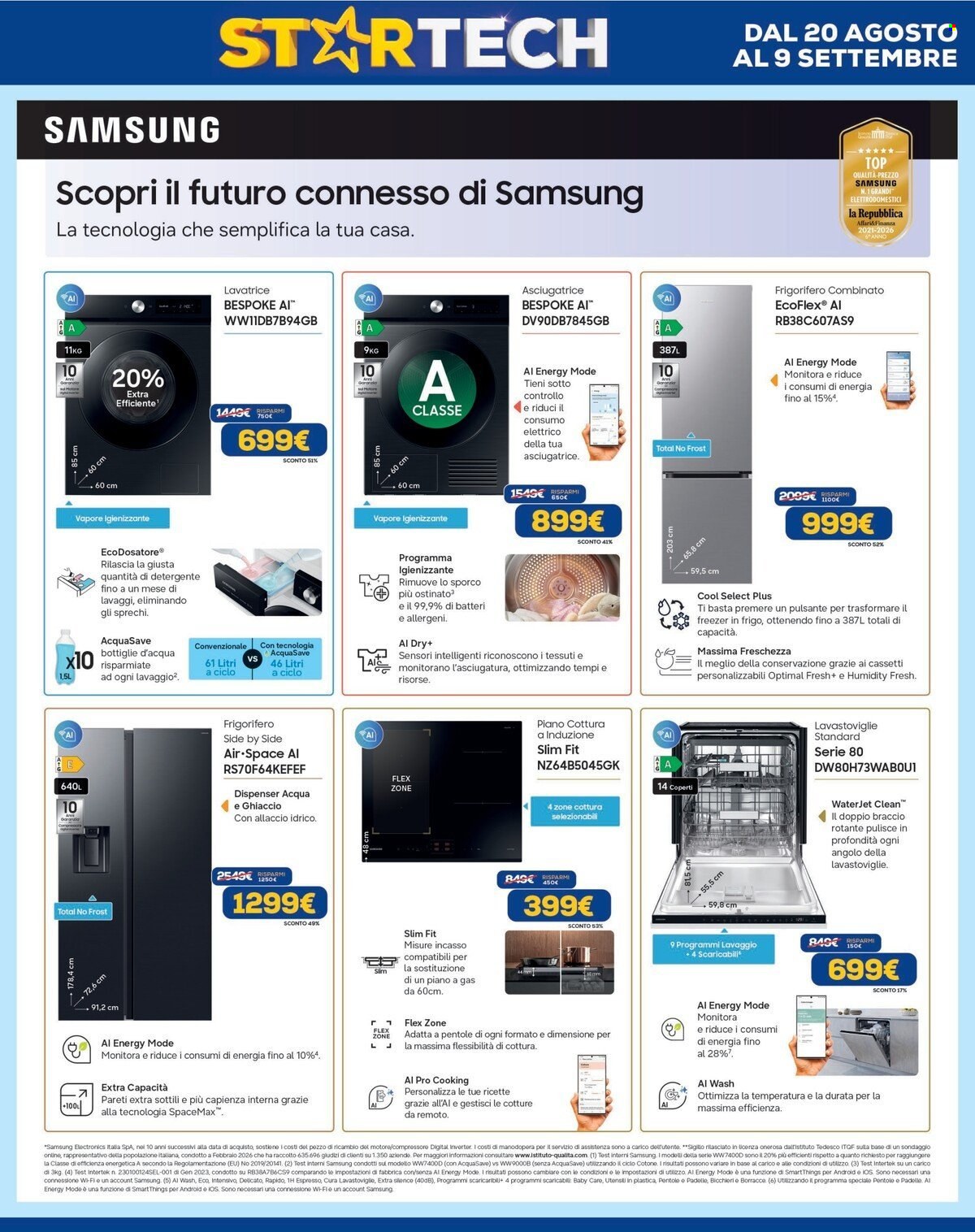 Volantino Euronics - 20/8/2026 - 9/9/2026. Pagina 4