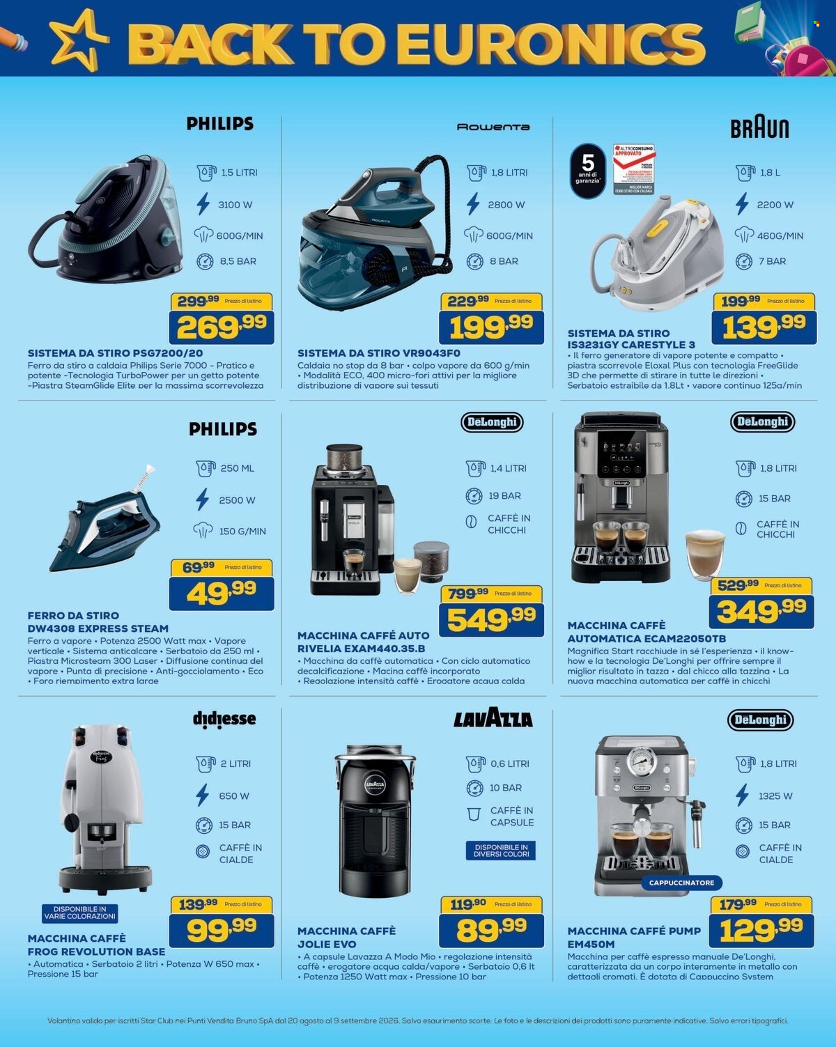 Volantino Euronics - 20/8/2026 - 9/9/2026. Pagina 29