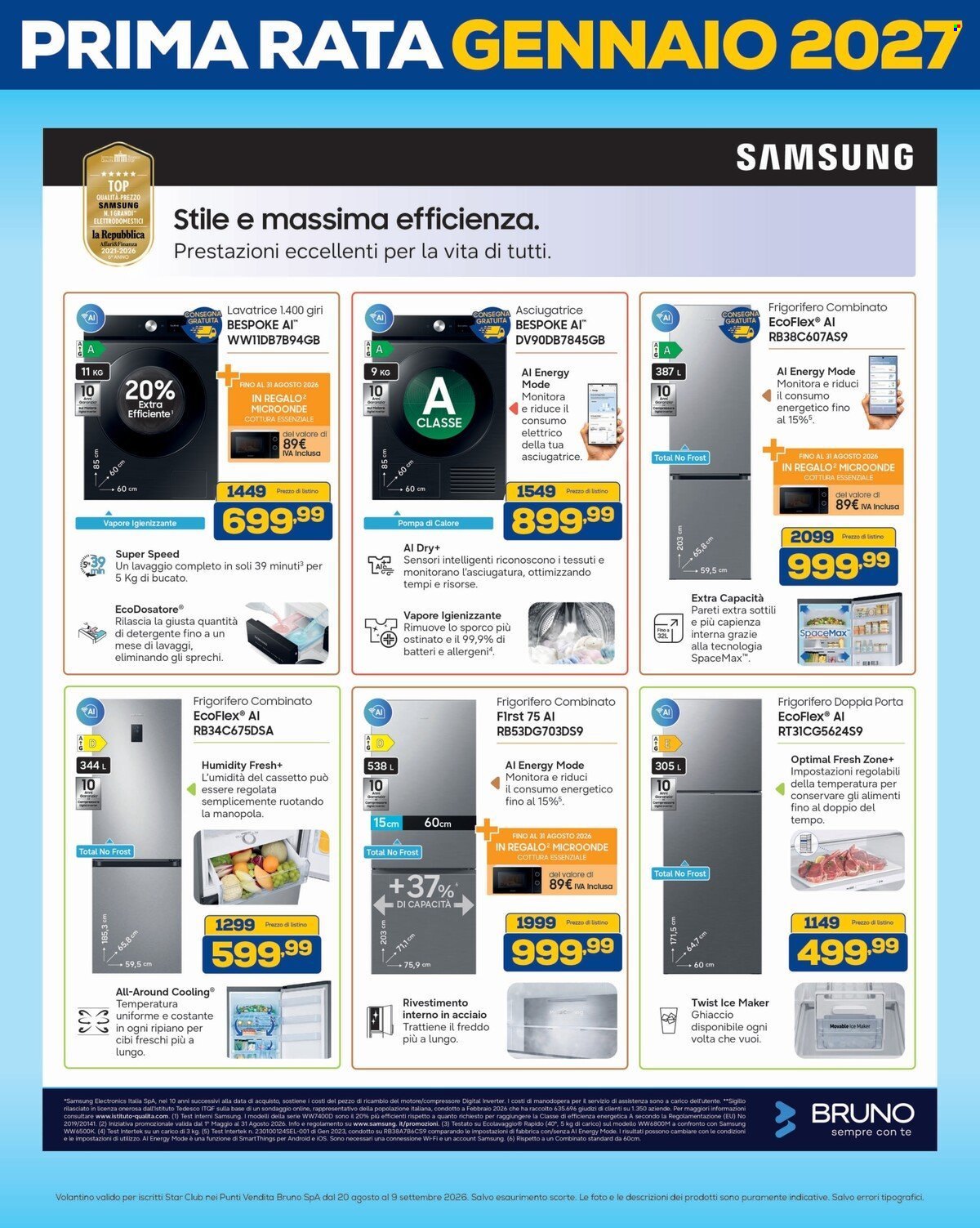Volantino Euronics - 20/8/2026 - 9/9/2026. Pagina 33