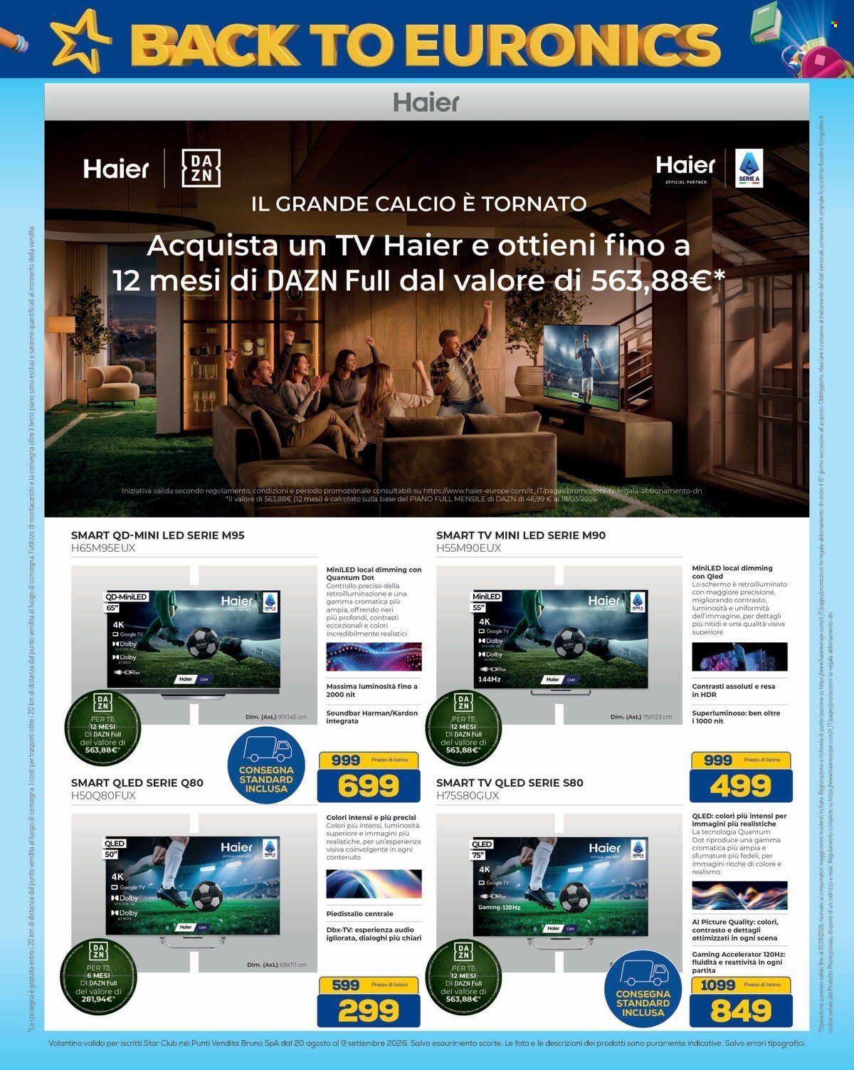 Volantino Euronics - 20/8/2026 - 9/9/2026. Pagina 45