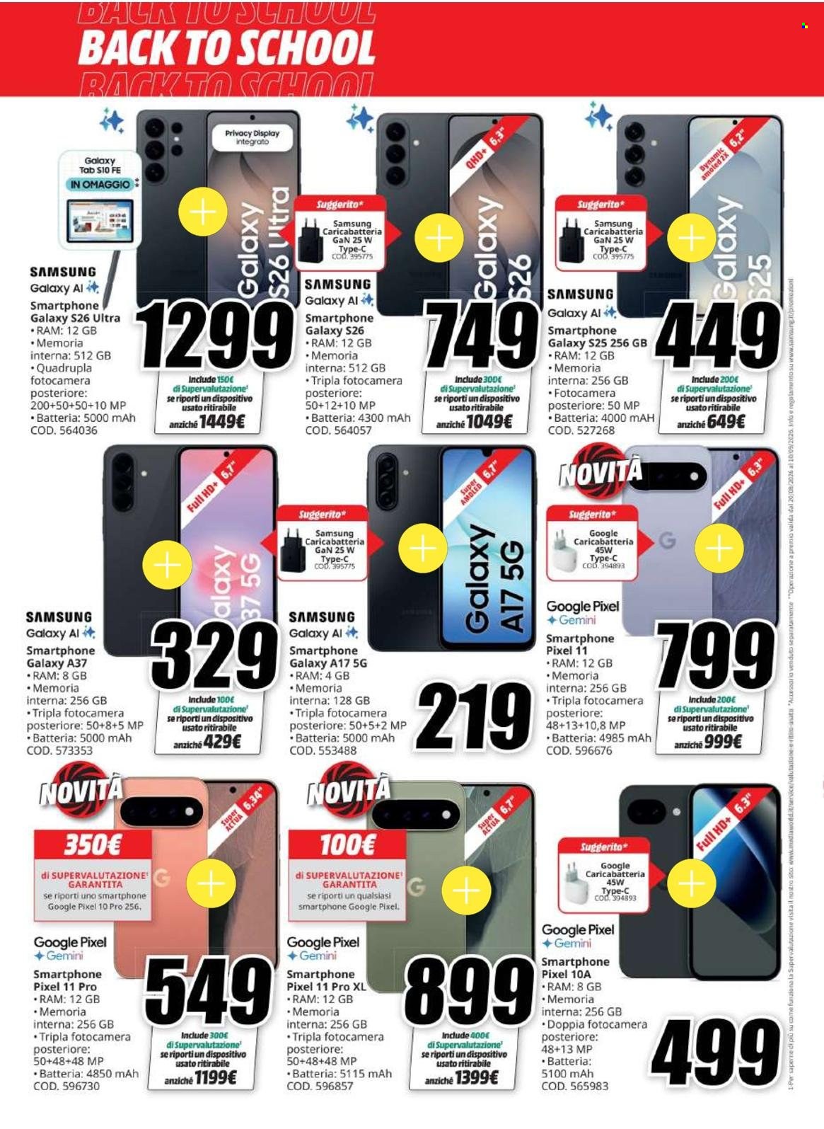 Volantino MediaWorld - 20/8/2026 - 31/8/2026. Pagina 17