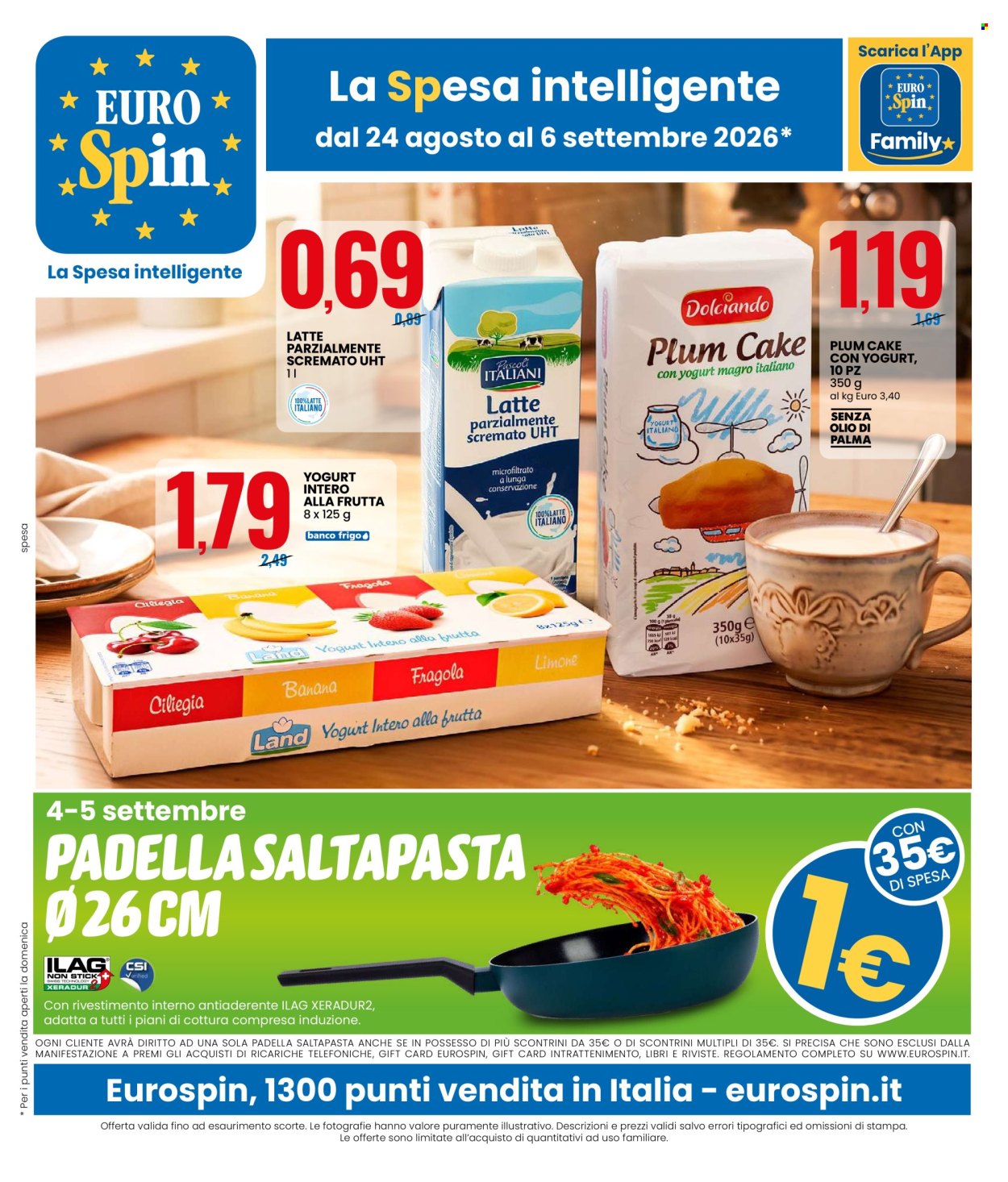 Volantino EuroSpin - 24/8/2026 - 6/9/2026. Pagina 1
