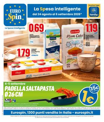 Volantino EuroSpin - 24/8/2026 - 6/9/2026.