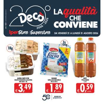Volantino Deco - 21/8/2026 - 31/8/2026.