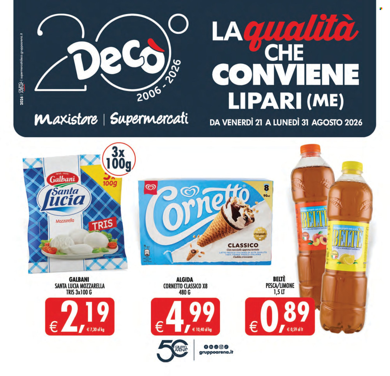 Volantino Deco - 21/8/2026 - 31/8/2026. Pagina 1