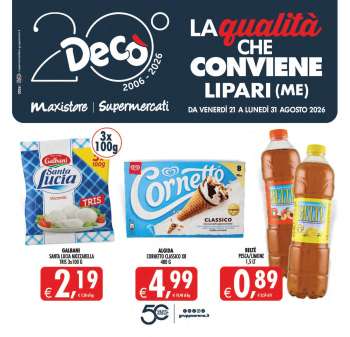 Volantino Deco - 21/8/2026 - 31/8/2026.