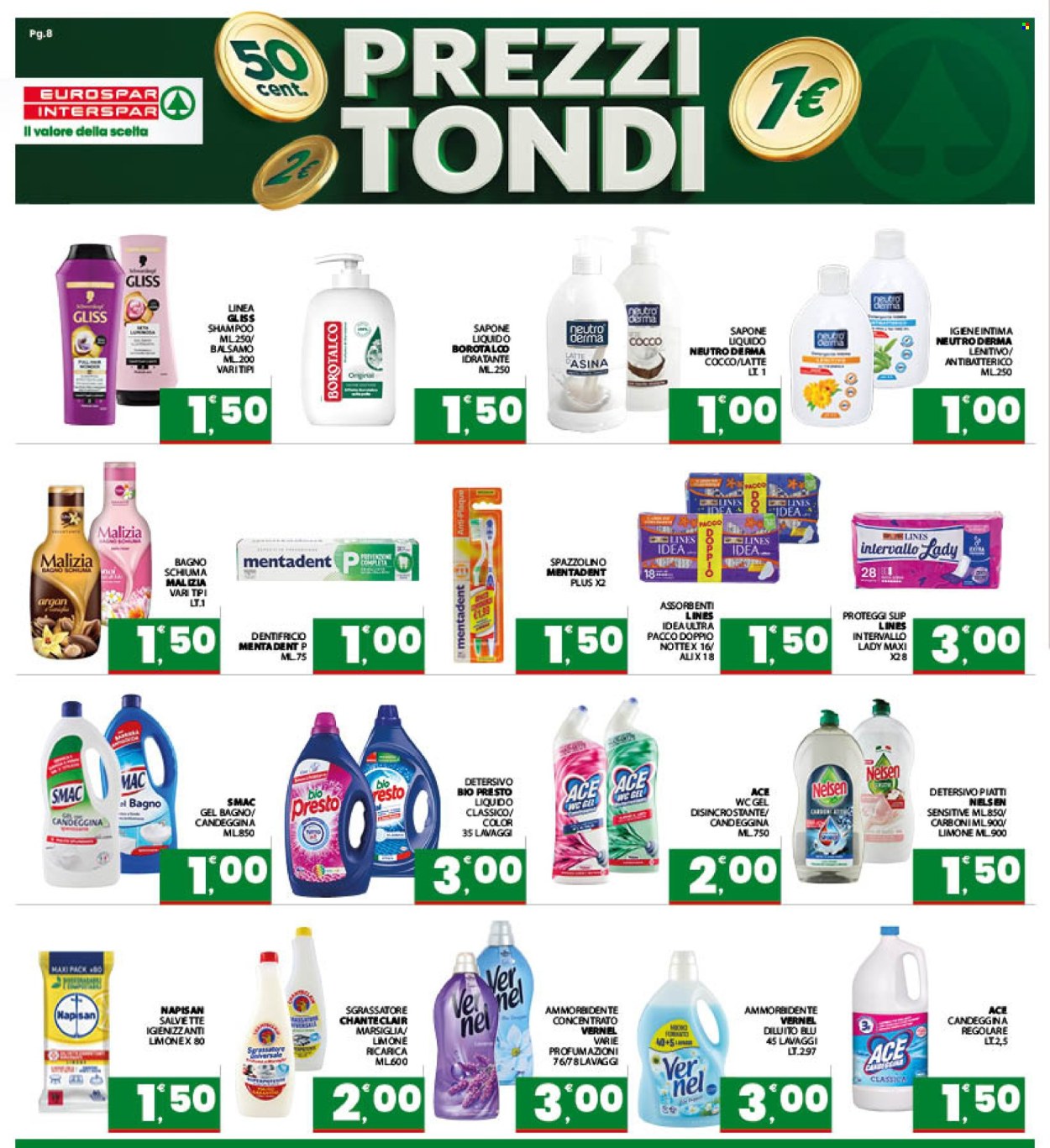 Leták Eurospar - 21.8.2026 - 30.8.2026. Strana 8