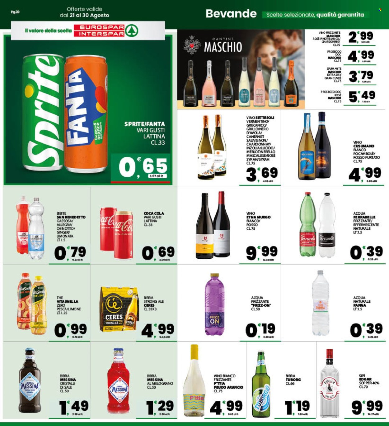 Volantino Eurospar - 21/8/2026 - 30/8/2026. Pagina 20