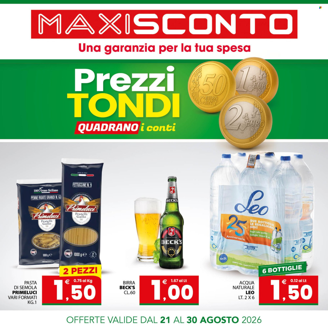 Volantino Despar - 21/8/2026 - 30/8/2026. Pagina 1