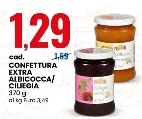 CONFETTURA EXTRA ALBICOCCA/CILIEGIA