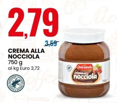 CREMA ALLA NOCCIOLA