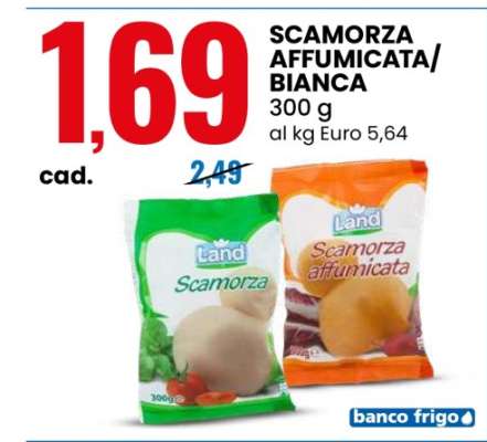 SCAMORZA AFFUMICATA/BIANCA