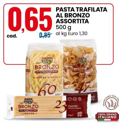 PASTA TRAFILATA AL BRONZO ASSORTITA