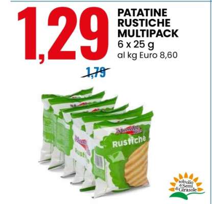 PATATINE RUSTICHE MULTIPACK
