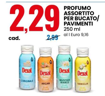 PROFUMO ASSORTITO PER BUCATO/PAVIMENTI