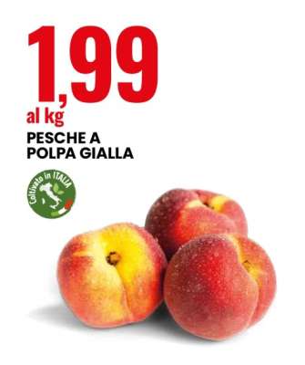 PESCHE A POLPA GIALLA