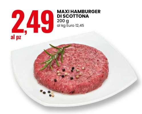 Maxi Hamburger Di Scottona