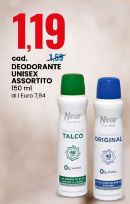 DEODORANTE UNISEX ASSORTITO