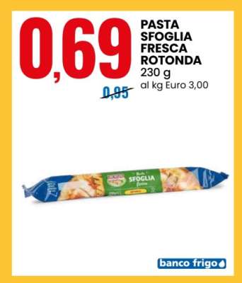 PASTA SFOGLIA FRESCA ROTONDA