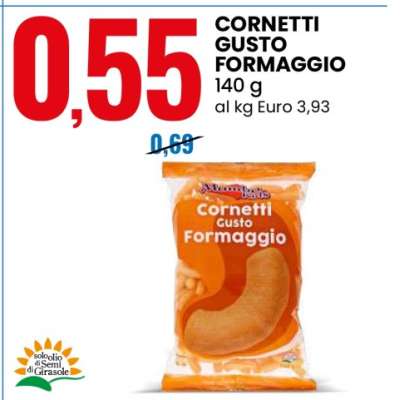 CORNETTI GUSTO FORMAGGIO