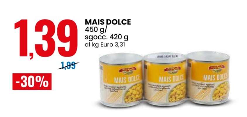 Mais dolce