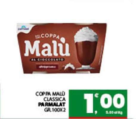 COPPA MALÙ CLASSICA PARMALAT