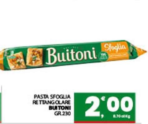 Pasta sfoglia rettangolare