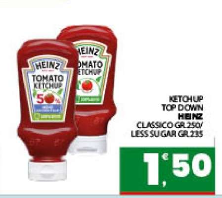 Ketchup Top Down Heinz