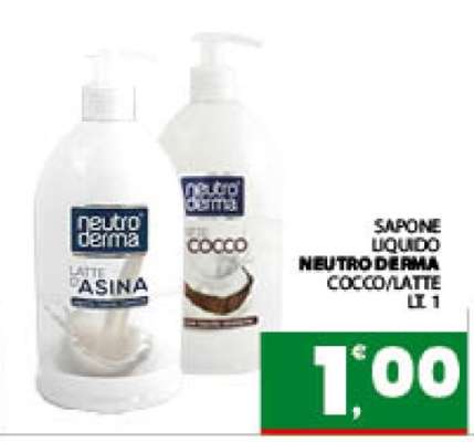 SAPONE LIQUIDO NEUTRO DERMA COCCO/LATTE