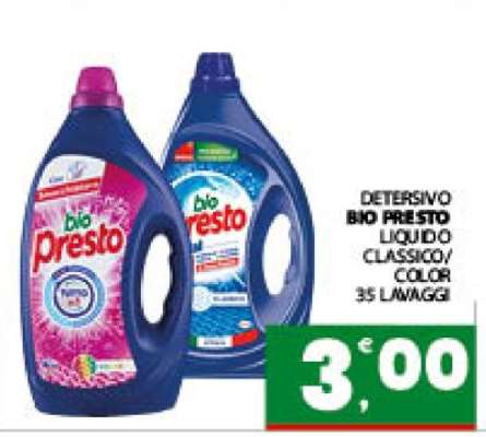 DETERSIVO BIO PRESTO LIQUIDO CLASSICO/COLOR