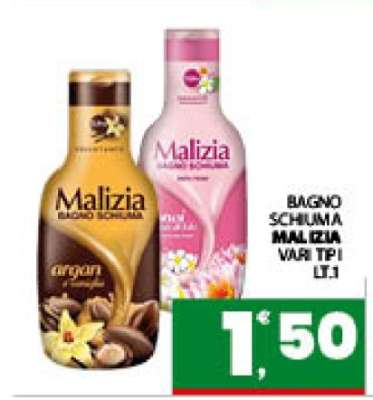 BAGNO SCHIUMA MALIZIA