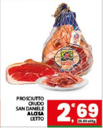 PROSCIUTTO CRUDO SAN DANIELE ALOISA