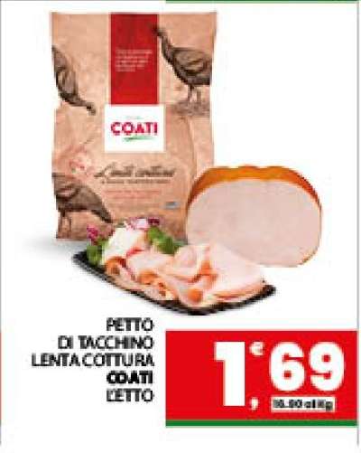 PETTO DI TACCHINO LENTA COTTURA COATI