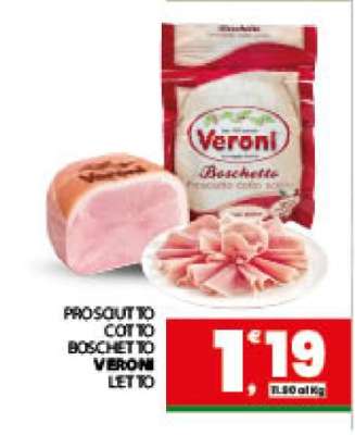 PROSCIUTTO COTTO BOSCHETTO VERONI