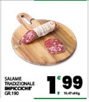 SALAME TRADIZIONALE IMPICCICHE'