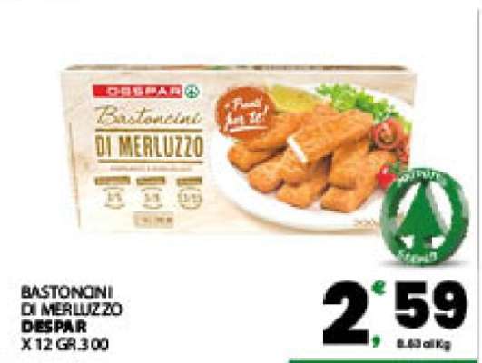 Bastoncini di merluzzo DESPAR