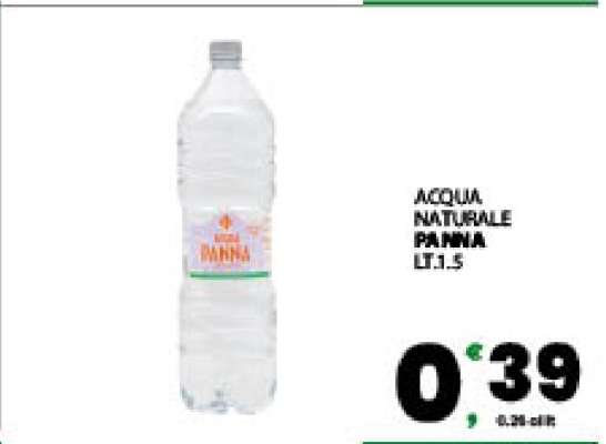ACQUA NATURALE PANNA