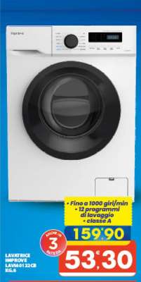 LAVATRICE IMPROVE LAV60122 CB KG.6