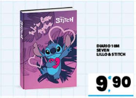 DIARIO 10M SEVEN LILLO & STITCH