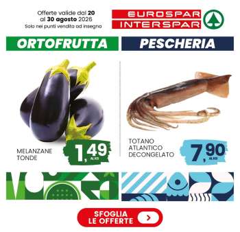 Volantino Eurospar - 20/8/2026 - 30/8/2026.