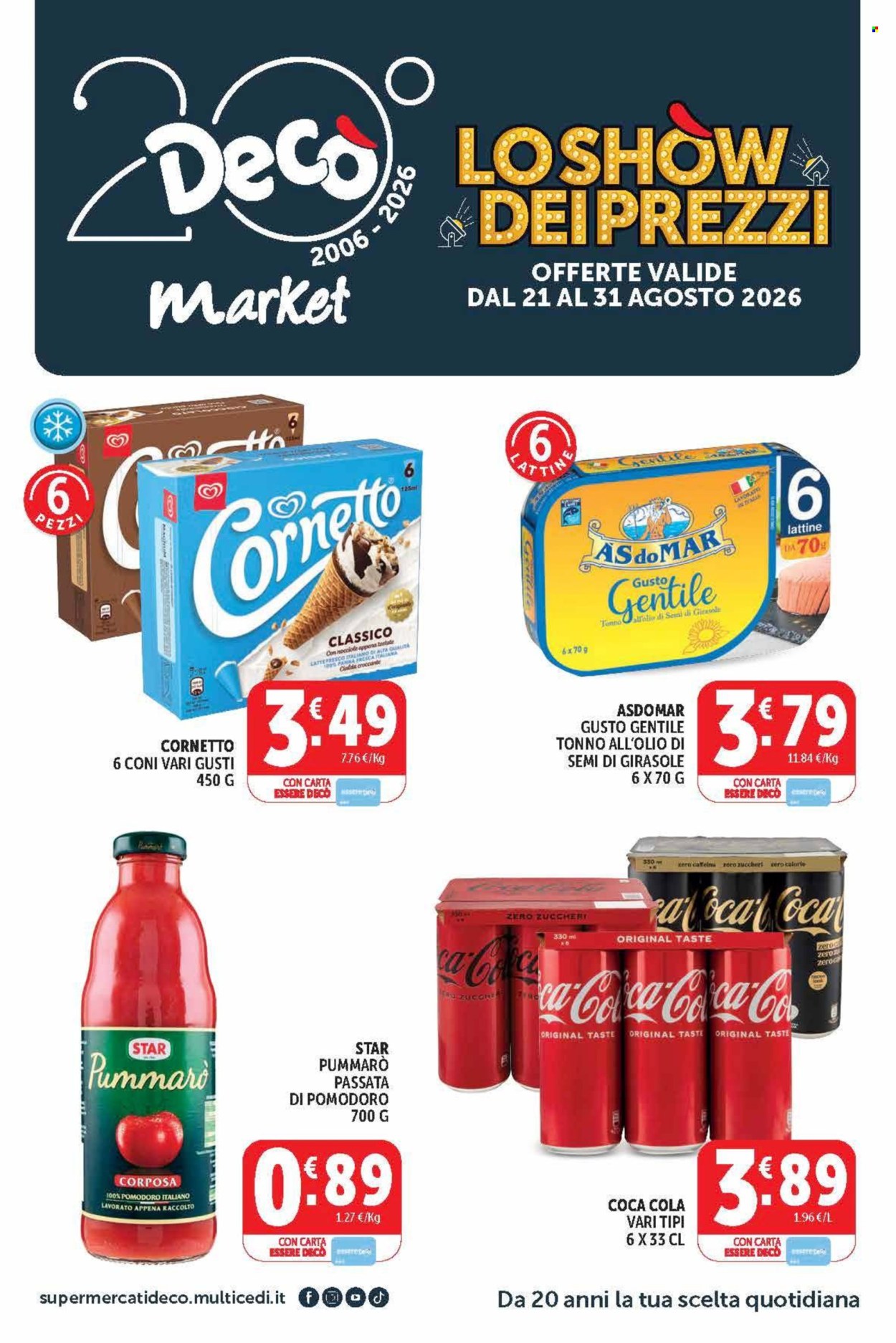 Volantino Deco - 21/8/2026 - 31/8/2026. Pagina 1