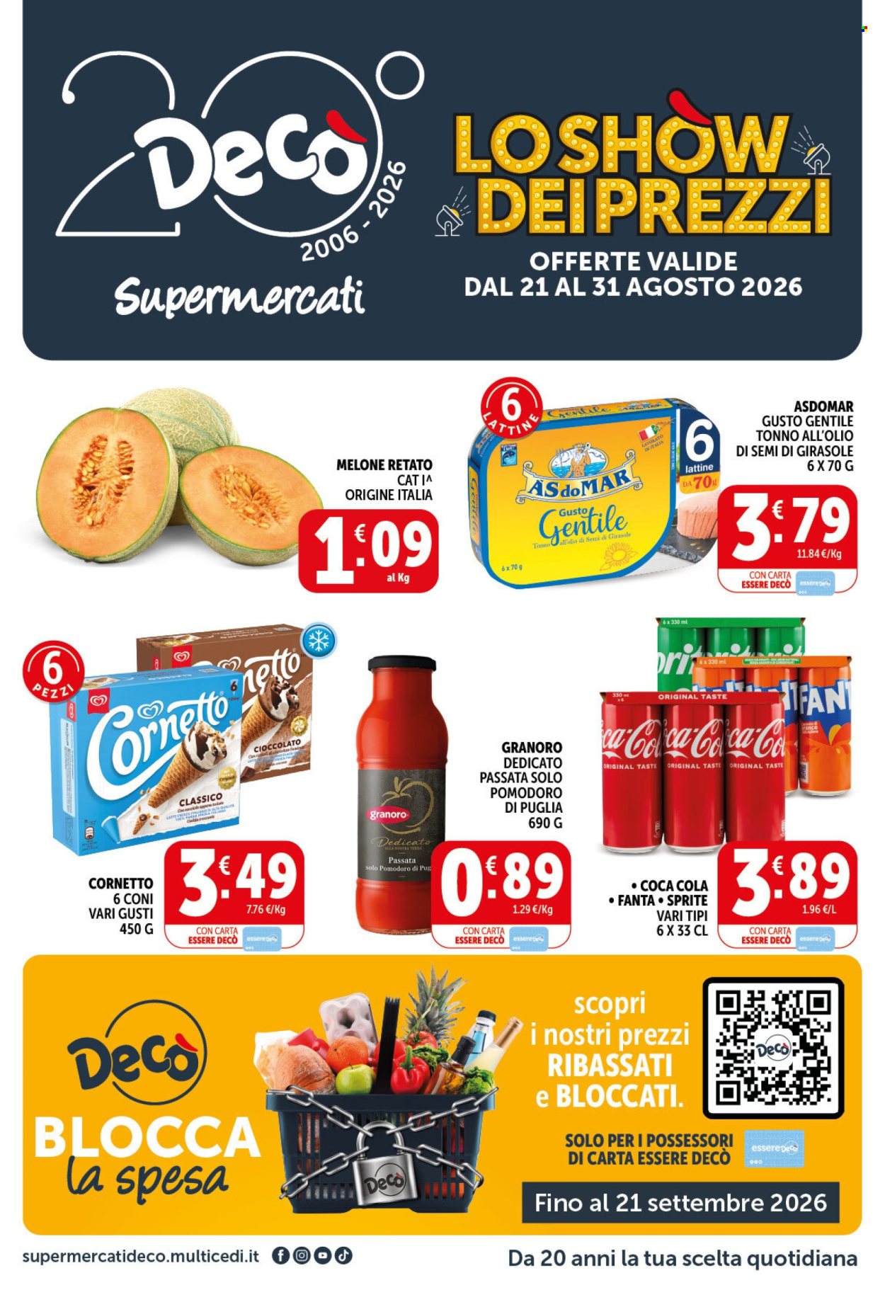 Volantino Deco - 21/8/2026 - 31/8/2026. Pagina 1