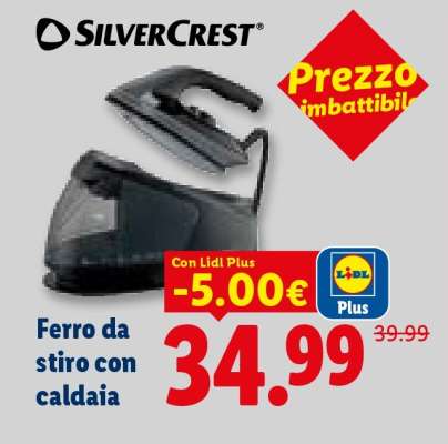 SilverCrest Ferro da stiro con caldaia