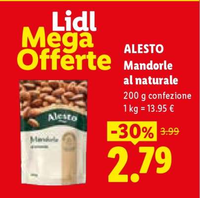 ALESTO Mandorle al naturale