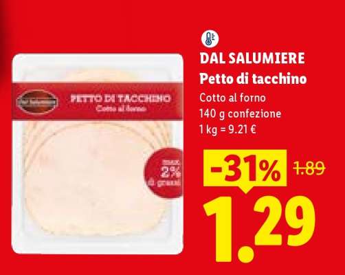 Dal Salumiere Petto di tacchino